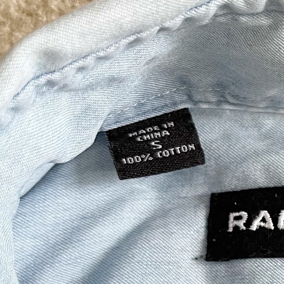 Ralph Lauren Black Label Chambray Button-up - Picture 3 of 13